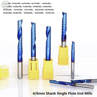 GORGEOUS~End mill Cutter Foam board Acrylic Nano blue coating Router Bit Milling PVC