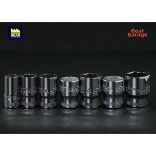 Bahco No.S147 1/4" Dr.Socket Set 6P , 8-14 mm. 7 Pcs./Set Factory Gear Gear Garage