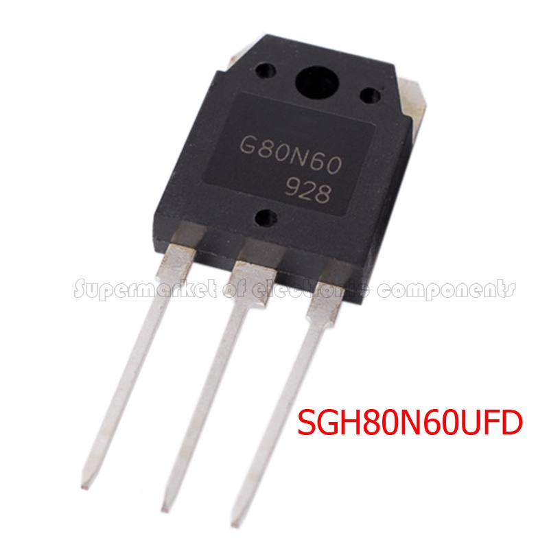 5PCS SGH80N60UFD TO-3P SGH80N60 TO-247 G80N60 80N60 G80N60UFD ทรานซิสเตอร์