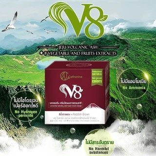 ครีมปิดผมขาว สมุนไพร แคทเธอรีน Catherine Herbal Coloring Hair 80 g.