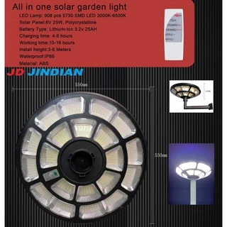 [JDแท้ต้องมีรูปพี่อั้ม]🔆 UFO 200,000 W ✅ JD Jindian แท้ 🎉รุ่นใหม่สุด สว่างสุดๆ โคมหัวเสาไฟโซลาร์