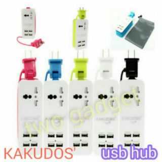 KAKUDOS PORTABLE 4 PORT USB HUB