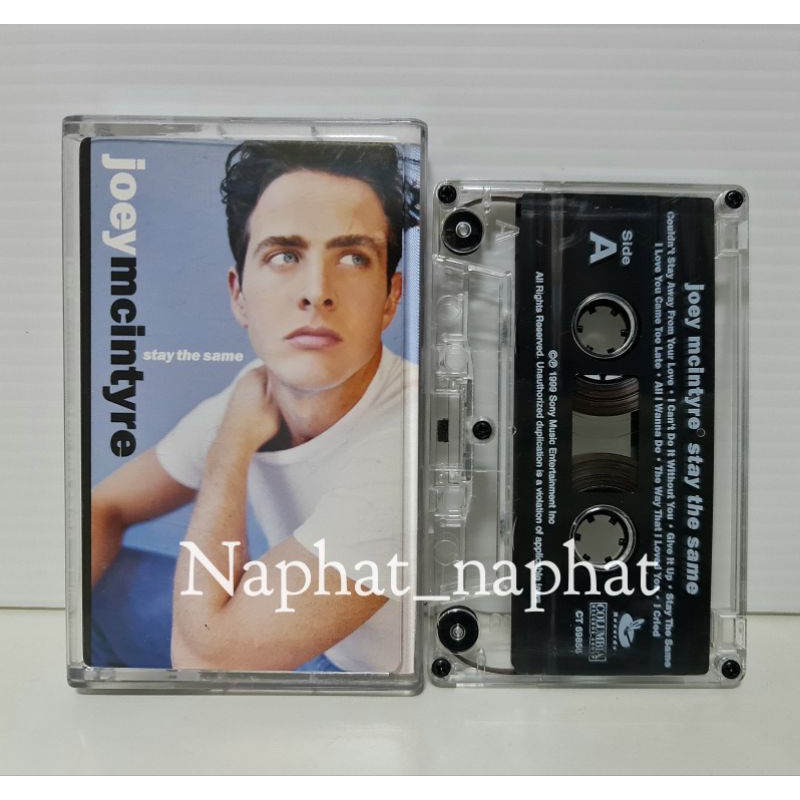 เทป : joey mcintyre stay the same (ลิขสิทธิ์แท้)