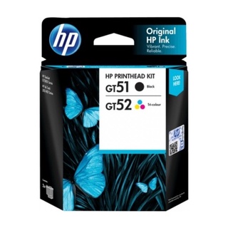 HP GT51/52 Blk/Clr Printhead Combo 2-Pk