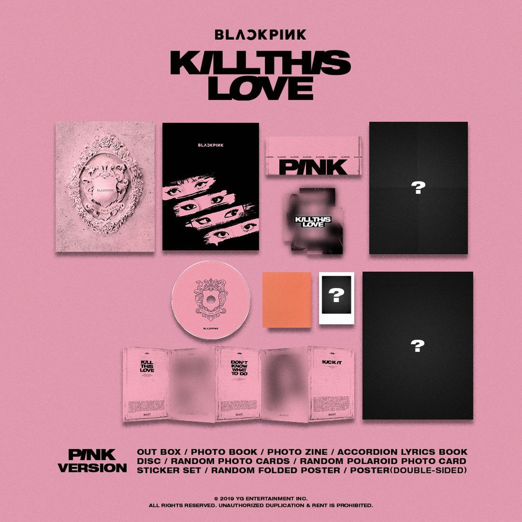 Blackpink Kill This Love พรีอัลบั้ม สั่งจาก Yg Shopee Thailand 