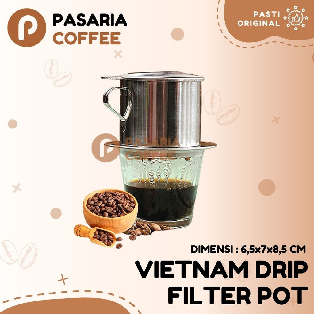VIETAM DRIP/Dripper/Driper/หม้อกรองกาแฟ/กาแฟสแตนเลส V60