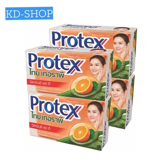 โพรเทคส์ Protex สบู่ก้อน ไทยเทอราพี สูตรวิตามินซีแอนด์อี ขนาด 130 กรัม แพ็ค 4 ก้อน สินค้าใหม่ สุดคุ้ม พร้อมส่ง