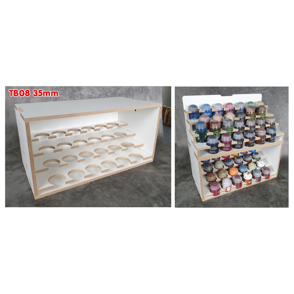 TB-08 workshop ชั้นวางสีและเก็บอุปกรณ์ Teninone HobbyTool's