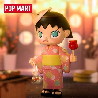 [Ashali] ตุ๊กตาฟิกเกอร์ POPMART POPMART MOLLY Cherry Maruko สร้างสรรค์ สําหรับเด็กผู้หญิง