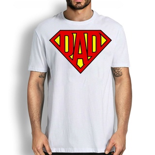 [S-5XL]เสื้อยืด พิมพ์ลาย Super Dad สุดฮา เหมาะกับของขวัญวันเกิด สําหรับพ่อ