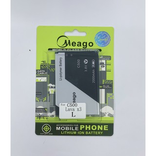 Battery แบตเตอรี่มีโก้ meago รุ่น lava x3 สินค้าพร้อมส่ง