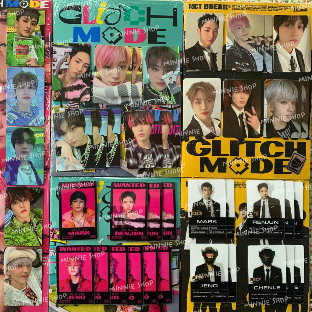 SALE🔥 การ์ด Glitch Mode Photobook/Digipack | Glitch Scratch - NCT DREAM The 2nd Album - อินจุนเด็กปั๊ม เจโน่ จีซอง แจมิน