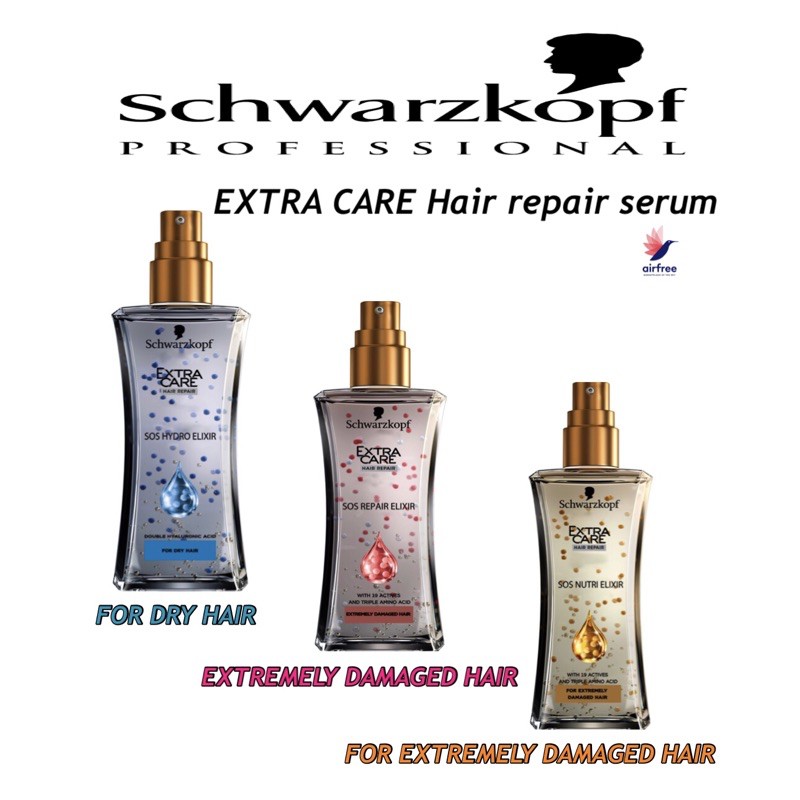 Schwarzkopf EXTRA CARE Hair repair serum 80ml. | Shopee Thailand