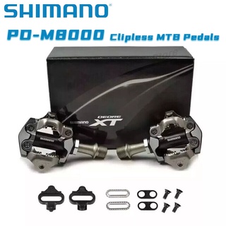 Spd-m8000 บันไดคลีทจักรยานเสือภูเขา แบบไม่มีคลิปล็อคในตัว สําหรับ Shimano SPD MTB Cleat Pedal SH51