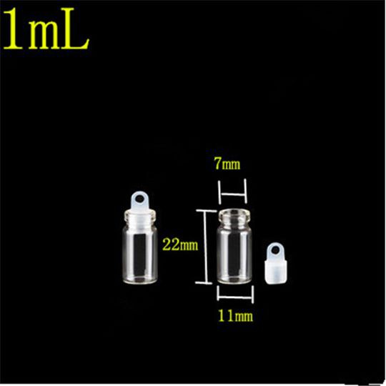 ขวดขนาด 1 ml พร้อมจุกห่วง 1 ใบ