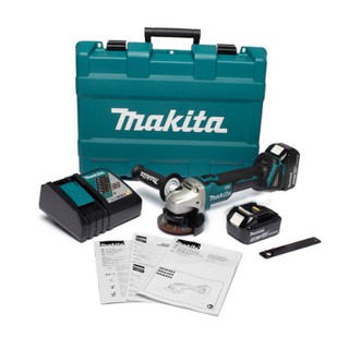 MAKITA DGA404RFE เครื่องเจียรไร้สาย 4 นิ้ว สวิทช์ข้าง 18V  | MODERNTOOLS OFFICIAL