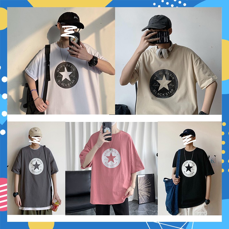 Man.shop เสื้อยืดสกรีนลายดาวโทนสีซอฟ์ทๆที่จะเปลี่ยนให้คุณดูเป็นคนอบอุ่น สุดเท่