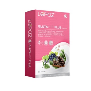 Lepaz Bioplus Gluta Vite Plus ไบโอพลัส กลูต้า ไวท์ พลัส 30 แคปซูล ผิวขาว เรียบเนียนใส