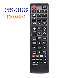 ใหม่ รีโมตคอนโทรล BN59-01199G สําหรับ Samsung TV SMART HUB UE40MU6400 UE43JU6000 UE48J5200 UE32J5505A 2 ชิ้น