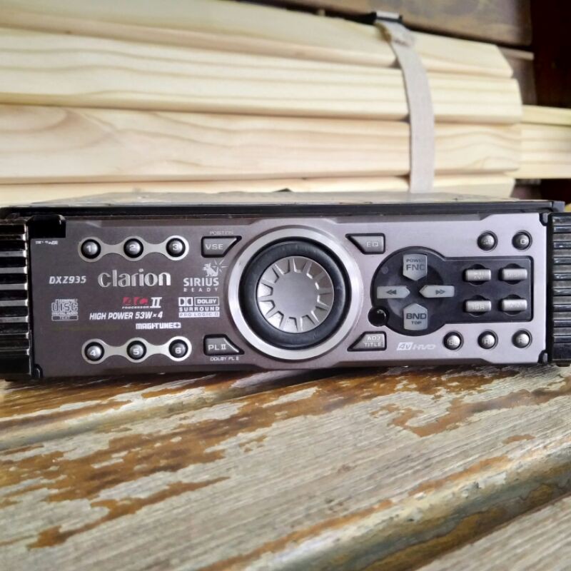 Clarion DXZ935 [CD FM AM AUX] Dual DAC 24 bit เรือธง High Power ชาวหูทอง *มือสอง*