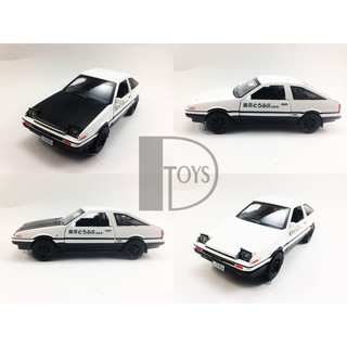 (มีโค้ดลด) โมเดลรถ Toyota corolla trueno AE86 (initial d) 1:28