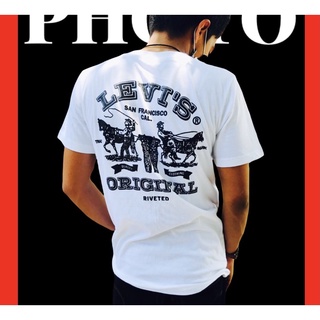 เสื้อยืดลีวายส์สีขาวใส่ได้ทุกเพศทุกวัย