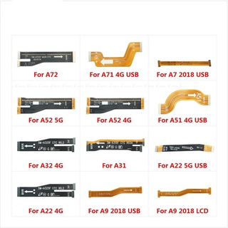 ของแท้ เมนบอร์ดเชื่อมต่อหน้าจอ LCD สําหรับ Samsung Galaxy A7 A9 2018 A22 A31 A32 A51 A52 A71 A72