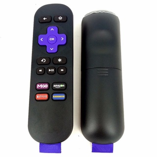 รีโมตคอนโทรล แบบเปลี่ยน สําหรับ Roku 1 2 3 4 LT HD XD XS Netflix MGO Amazon ☆Dysunbey