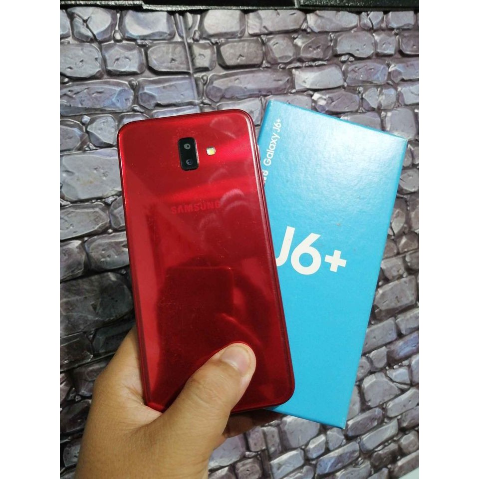 Samsung j6 Plus เครื่องสีแดง