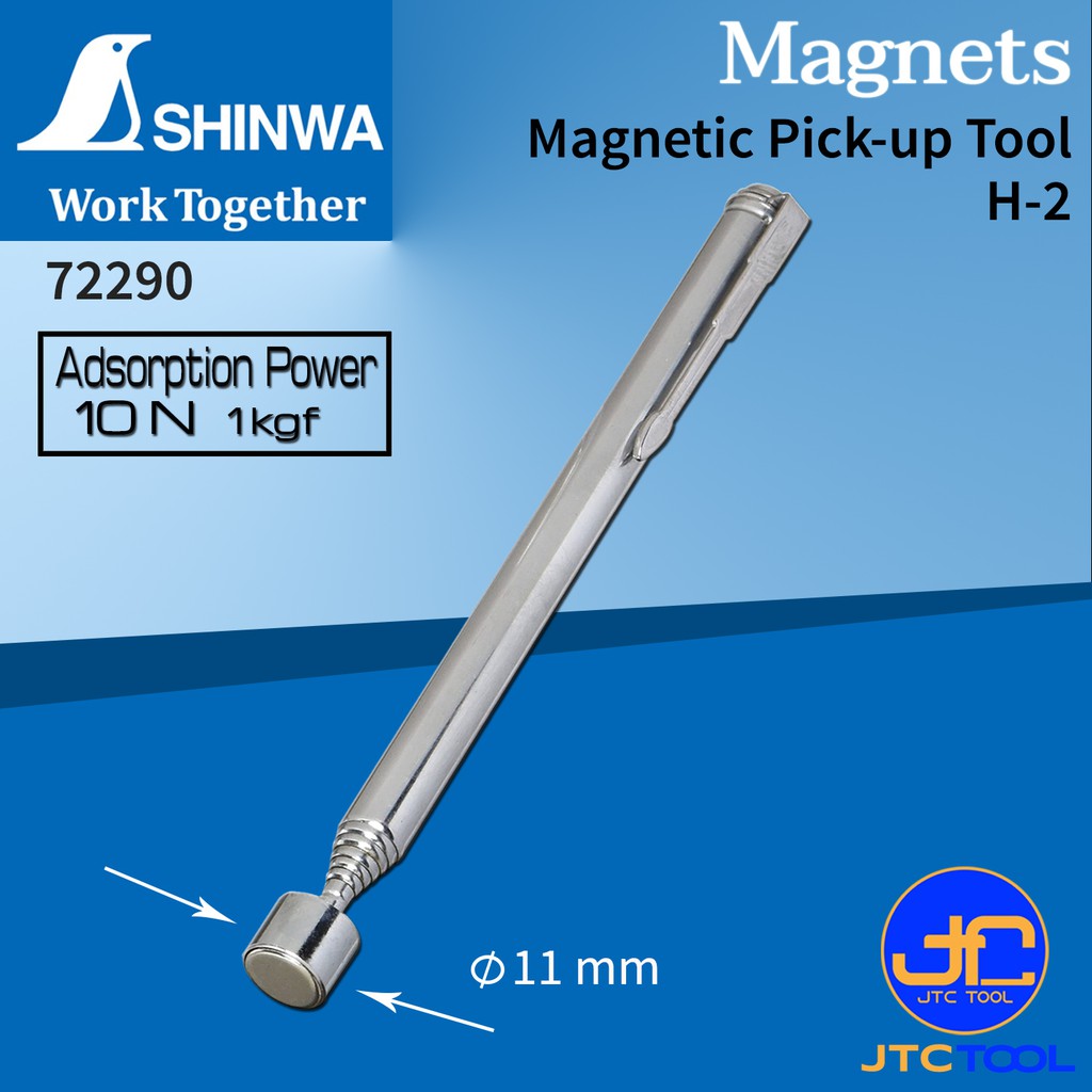 Shinwa แม่เหล็กดูดเศษเหล็ก รุ่น 72290 - Magnetic Pick-Up Tool No.72290