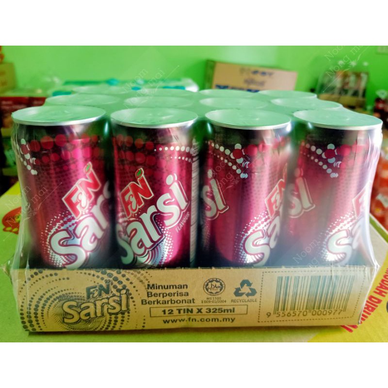 ซาสี่ F&N Sarsi ยกแพค 12 กระป๋องEXP:4/12/2026
