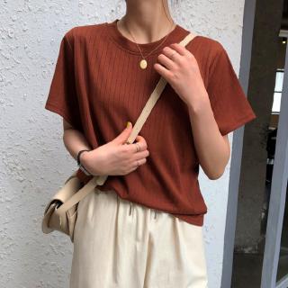 เสื้อยืดแขนสั้นเกาหลี