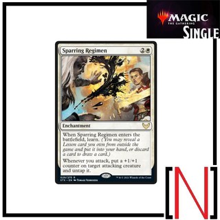 [MTG][Single][STX] Sparring Regimen ระดับ Rare [ภาษาอังกฤษ]