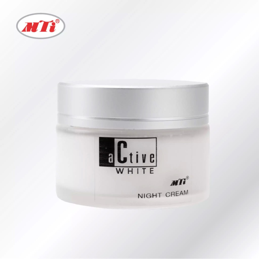 MTI ไนท์ครีม ฟื้นฟูผิวยามค่ำคืน ช่วยคงความชุ่มชื้นแก่ผิว เพื่อคืนความขาวกระจ่างใส อย่างแท้จริง