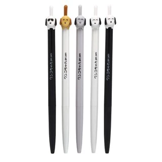 YOYA โยย่า ปากกาเจล หมึกน้ำเงิน รุ่น DS-095G แพ็ค 10 ด้าม คละลาย