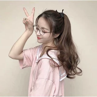 หางม้าผูก หางม้าผูกทําจากเส้นไหมหีวได้หนีบได้ ผูกลอนยาว สินค้าส่งในไทย