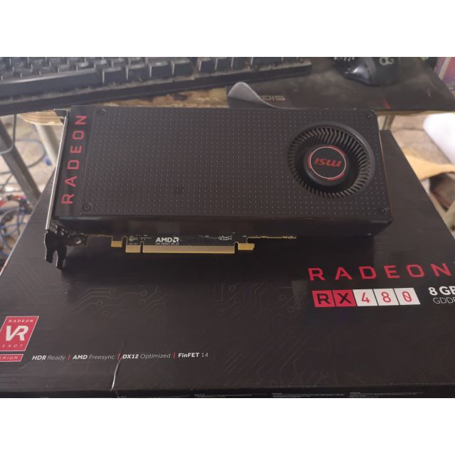 ส่งฟรี Rx480 8g msi มือสอง