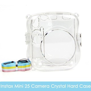 Fujiflm Instax Mini 25 26 เคสกระเป๋าคริสตัลใสสำหรับใส่กล้อง