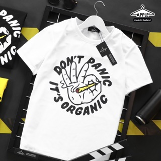 🚧NEW ARRIVAL x APPLE T-SHIRT🚧 ☢DONT PANIC ITS ORAGANIC☢ มีบริการเก็บเงินปลายทาง⭐️