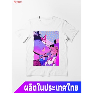 เสื้อยืดผ้าฝ้ายพิมพ์ลายขายดี เสื้อยืดผ้าฝ้ายDiscount  เซเลอร์มูน Sailor Moon อนิเมะ พระจันทร์ กระต่าย กะลาสี  Sailor Moo