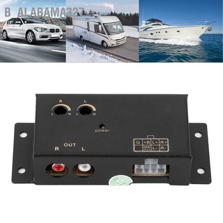 B_Alabama327 อะแดปเตอร์แปลงเสียงรถยนต์ ระดับสูง ต่ํา สําหรับ Rv Yacht Home Speaker