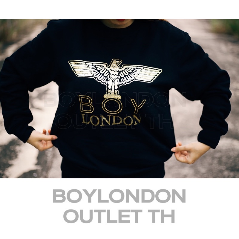 Boy London Sweater รหัส B01MT1115U BlackGold boylondonoutlet.th