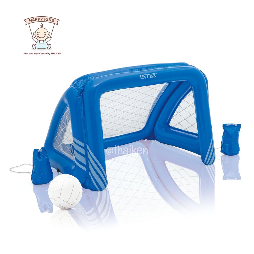 Thaiken โกลฟุตบอล พร้อมลูกบอลเป่าลม 140x89x81cm Fun Goals Game INTEX  58507