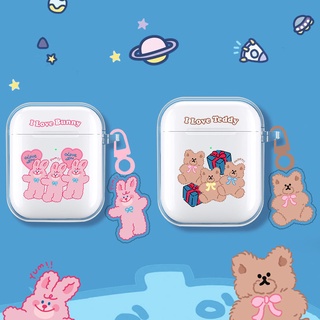 ใหม่ เคสหูฟัง ลายการ์ตูนหมีน่ารัก สําหรับ AirPods 3 3rd 3rd 2021