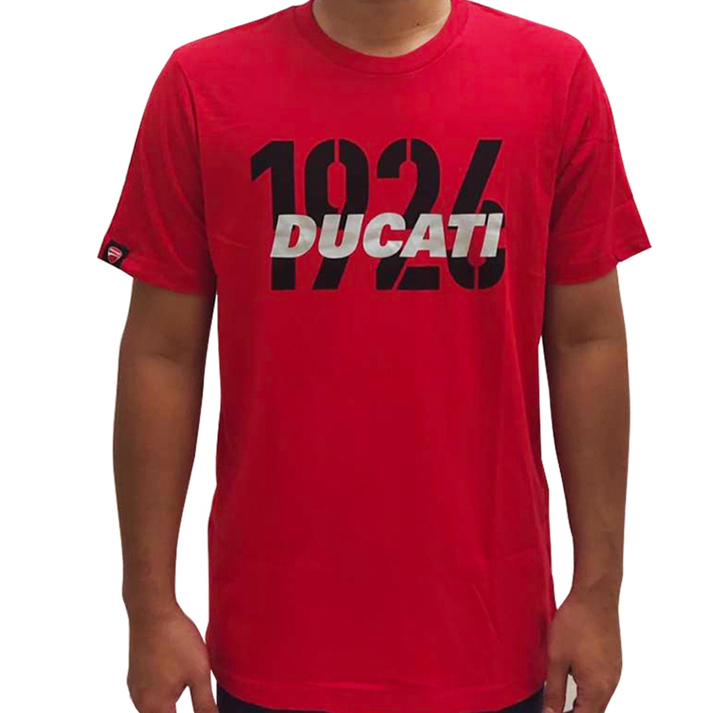 DUCATI T-Shirt เสื้อยืดดูคาติ DCT52 012 สีแดง