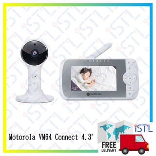 Motorola VM64 Connect 4.3" Full HD Baby Monitor