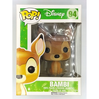 Funko Pop Disney - Bambi [ มีขน ] : 94 (กล่องมีตำหนินิดหน่อย) แบบที่ 1