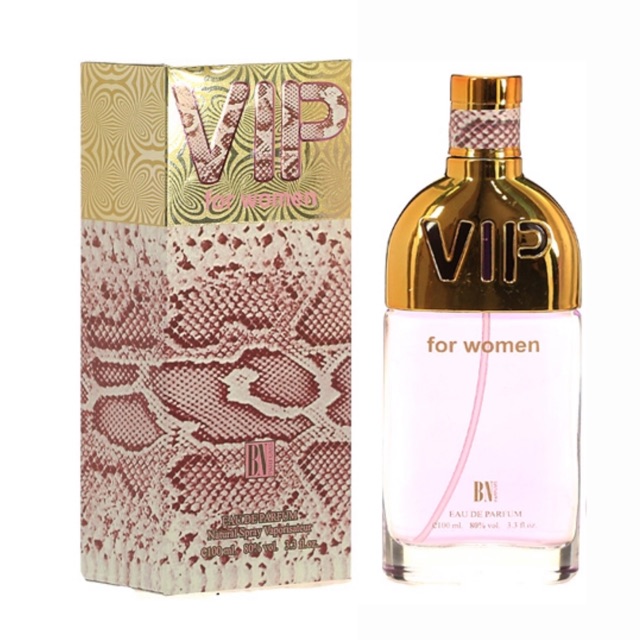 น้ำหอมผู้หญิง BN VIP FOR WOMEN 100 ML.  หอมยาวนาน 4-12 ชั่วโมง