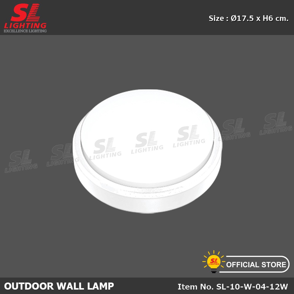 ลดสูงสุด70% SL LIGHTING | Outdoor Wall Lamp โคมไฟติดผนังภายนอก LED สไตล์คลาสิค รุ่น SL-10-B-02-03-04 - รูปที่ 7