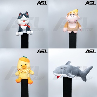 ANIMALS GOLF HEAD COVER FOR FAIRWAY HYBRID ครอบตุ๊กตาสำหรับใส่หัวไม้กอล์ฟ แฟร์เวย์ ไฮบริด หมา ลิง เป็ด ฉลาม